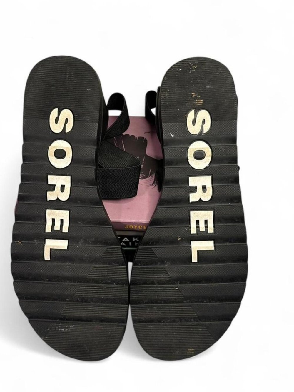 Sorel Ella II Sandal in Black Leather - Picture 6 of 8